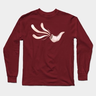 Jewish shofar illustration rose gold Long Sleeve T-Shirt